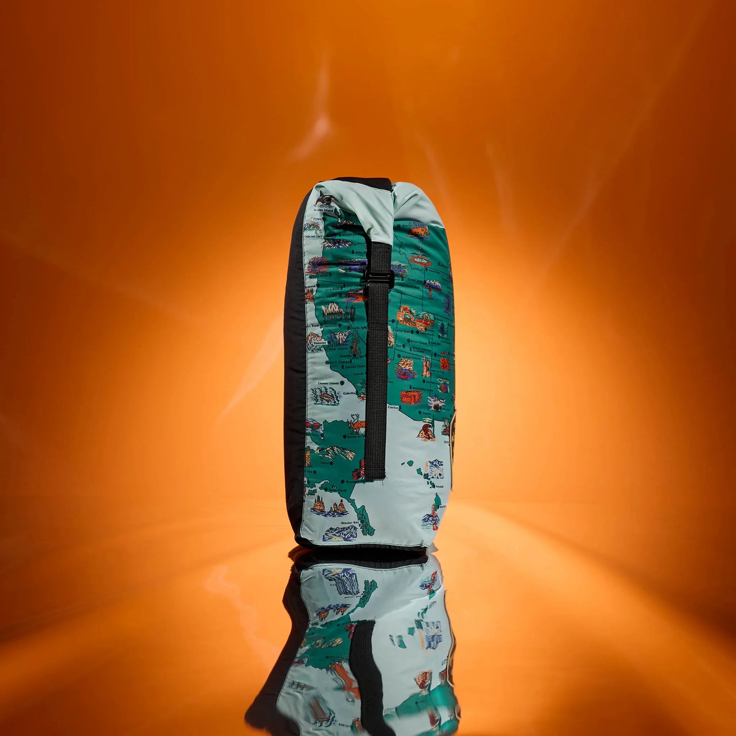 Graphene Puffer Blanket: National Parks and Monuments Map