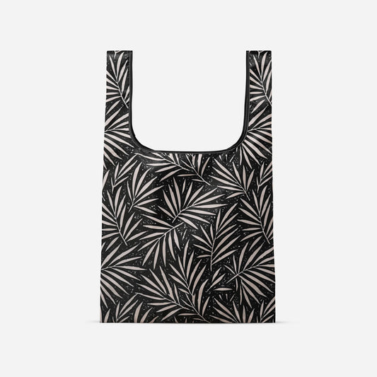 Pocket Tote: Heritage Palm Black and Tan