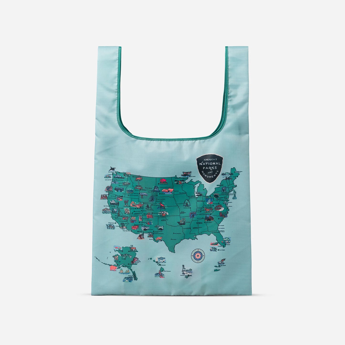 Pocket Tote: National Parks and Monuments Map