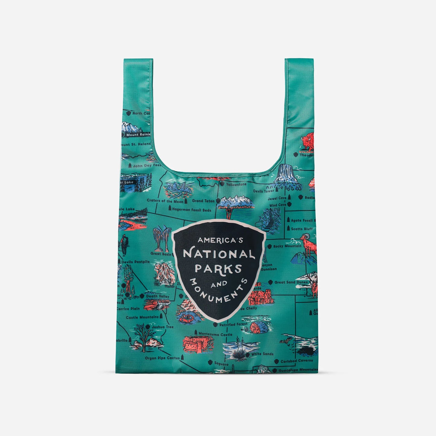 Pocket Tote: National Parks and Monuments Map