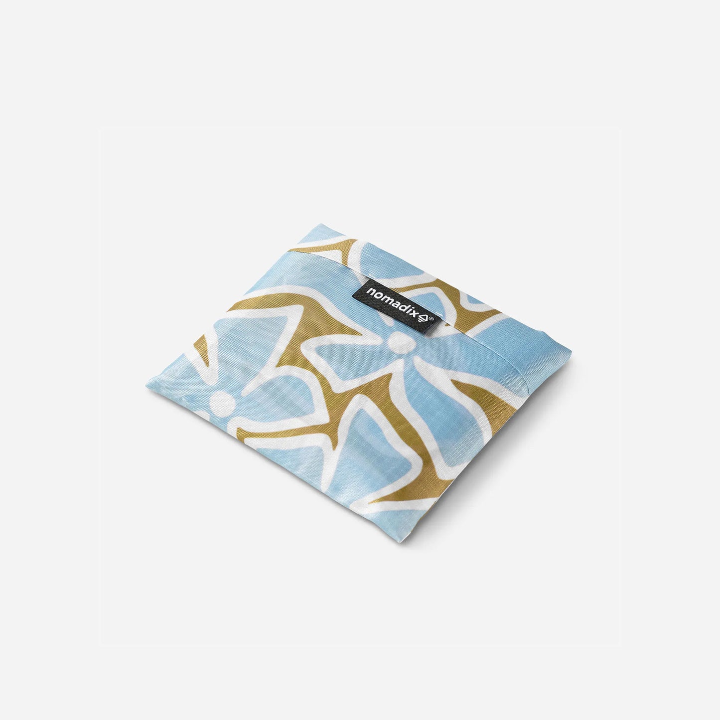 Pocket Tote: Wild Flowers Meadow Green