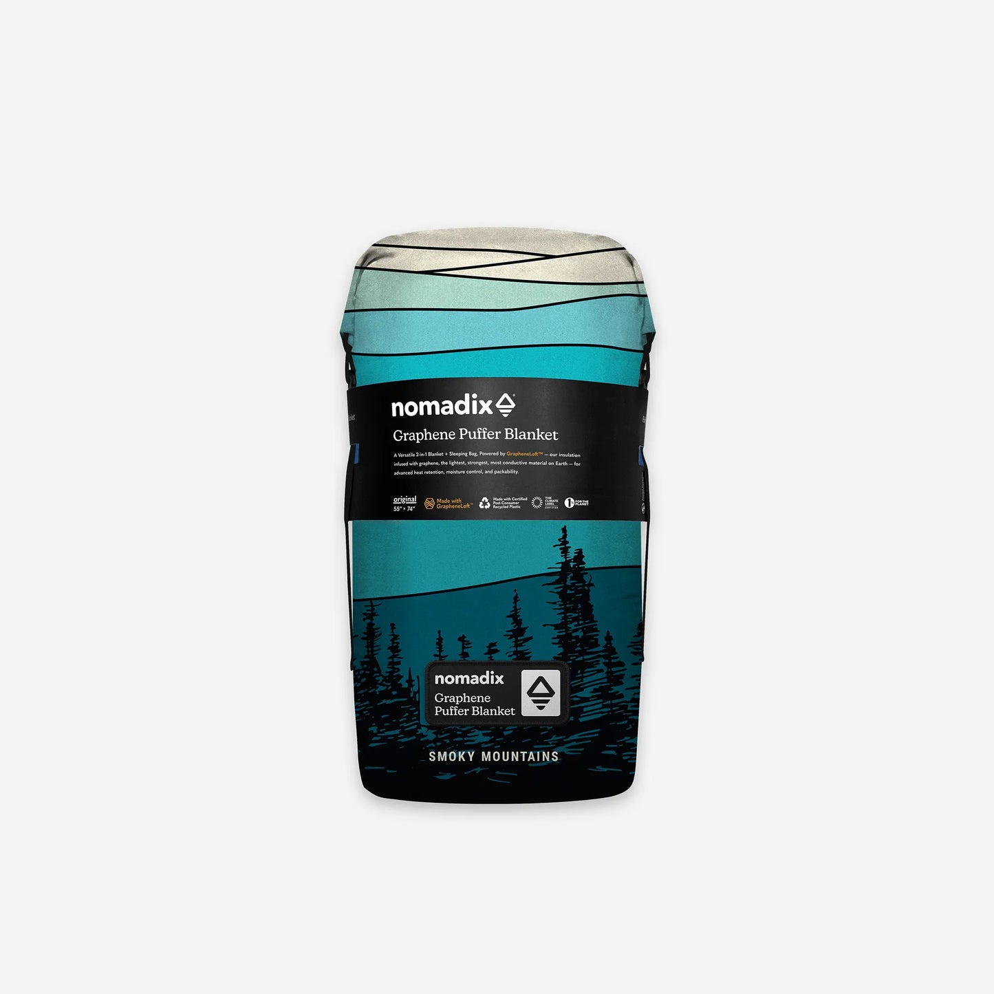 Graphene Puffer Blanket: Smoky Mountain
