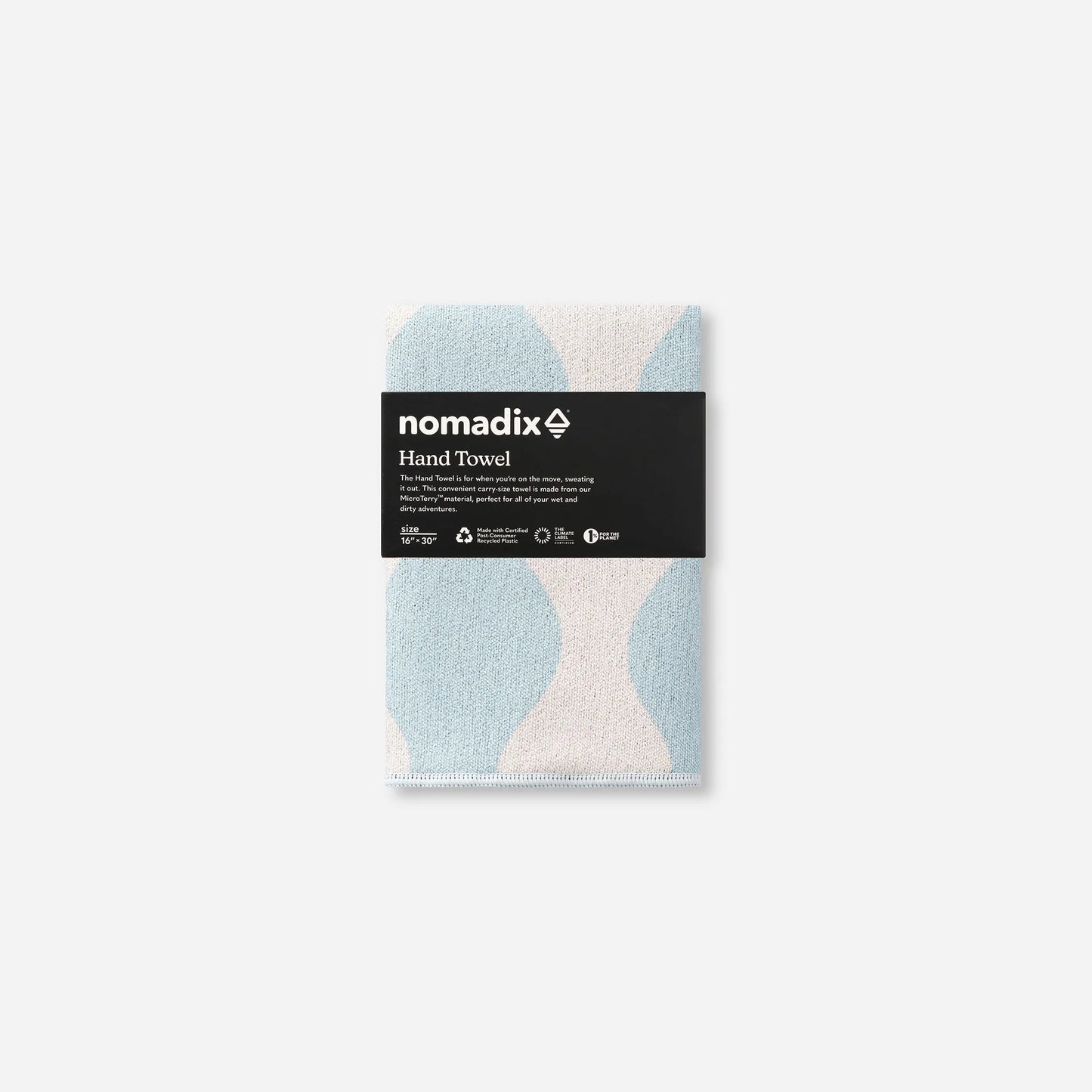 Hand Towel: Big Slack Warm Blue
