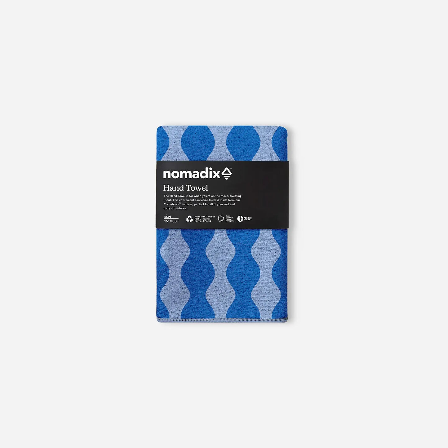 Hand Towel: Slack Tide Coastal Blue