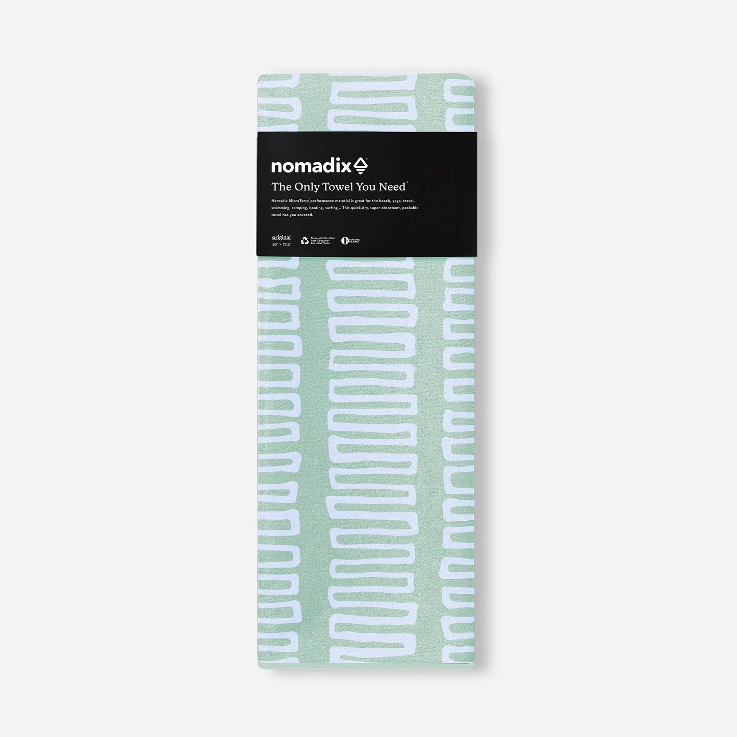 Original Towel: Switchback Seafoam Green