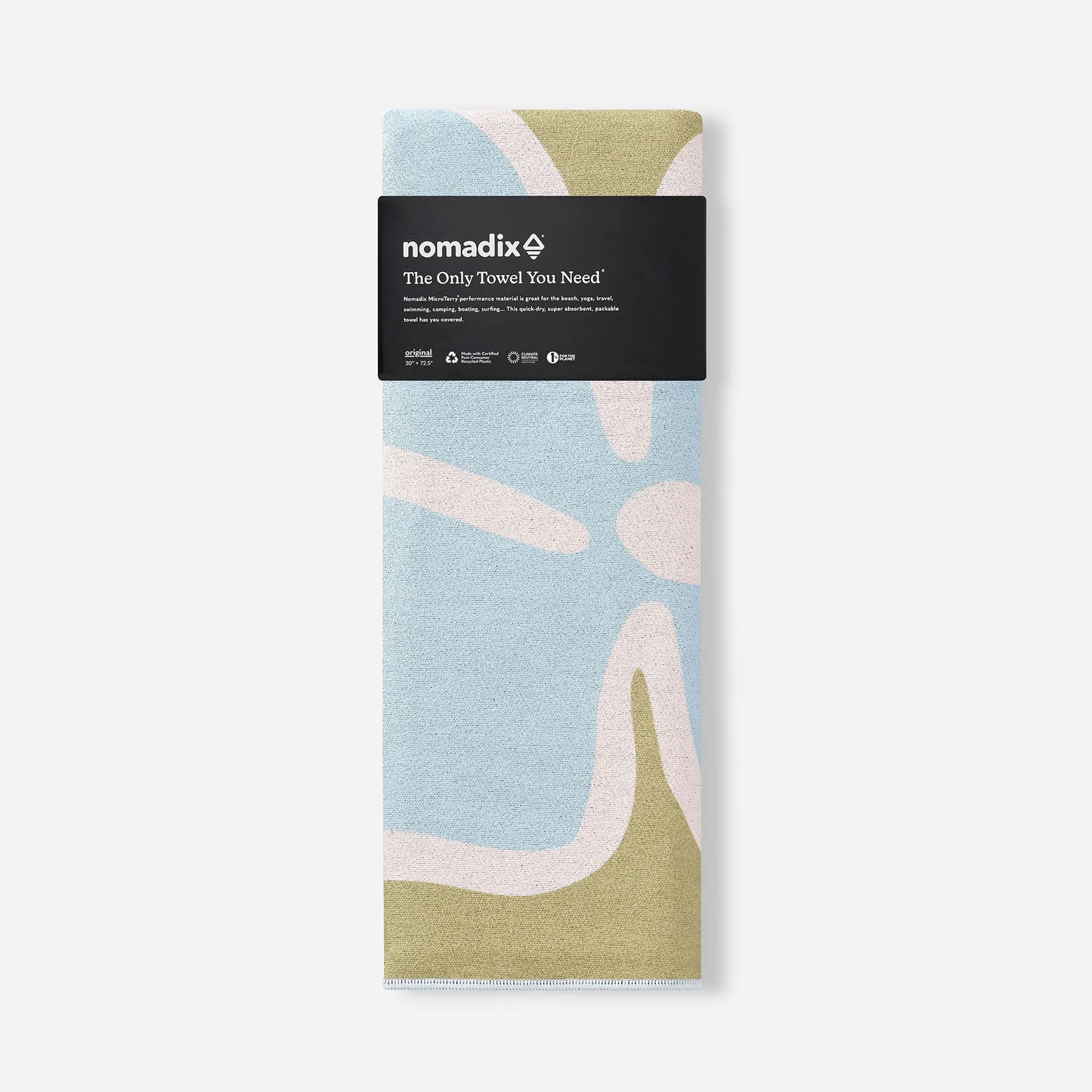 Original Towel: Wild Flowers Meadow Green