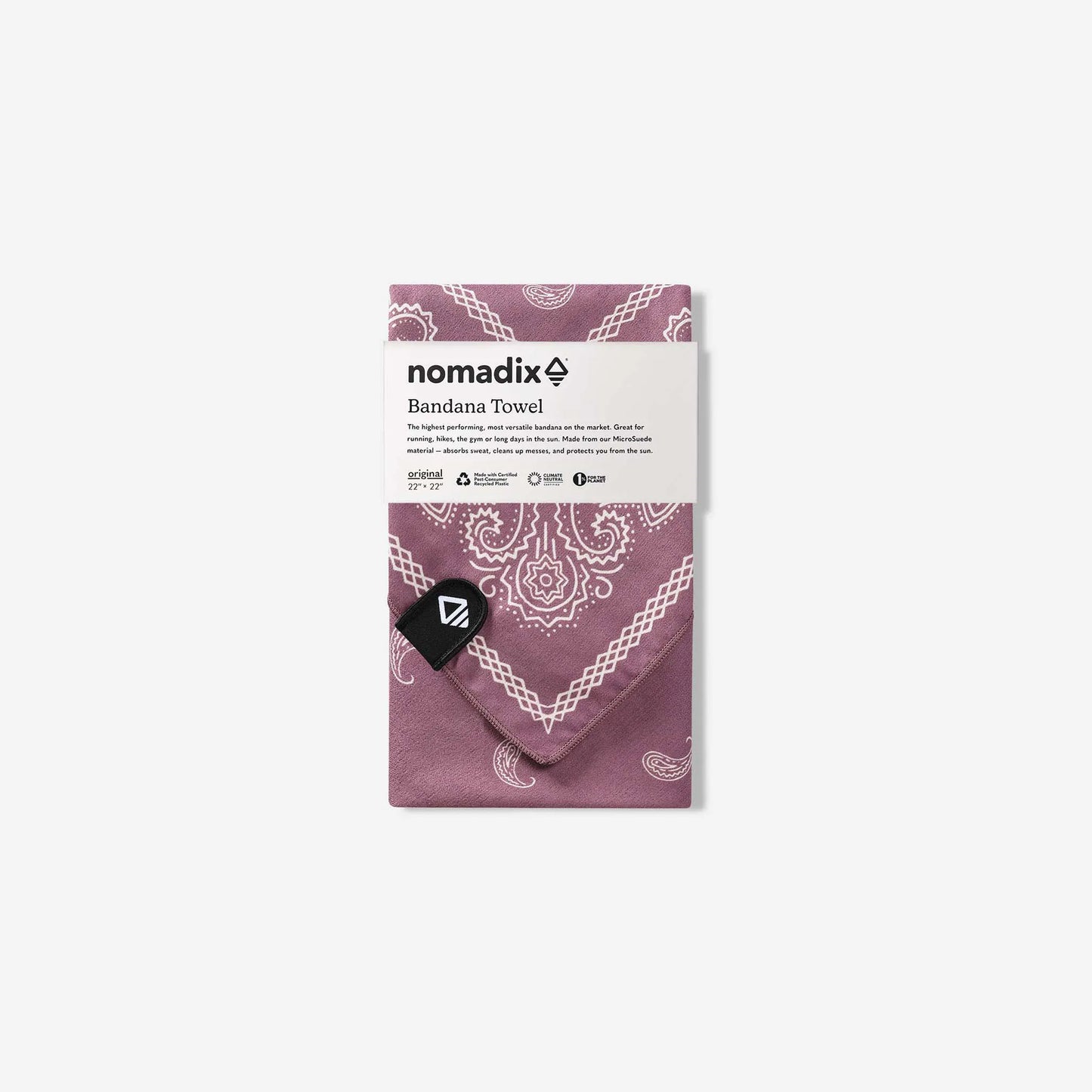 Bandana Towel: Paisley Iron Ore