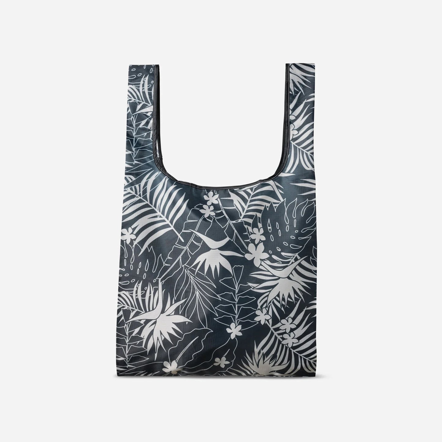 Pocket Tote: Retro Palms Black