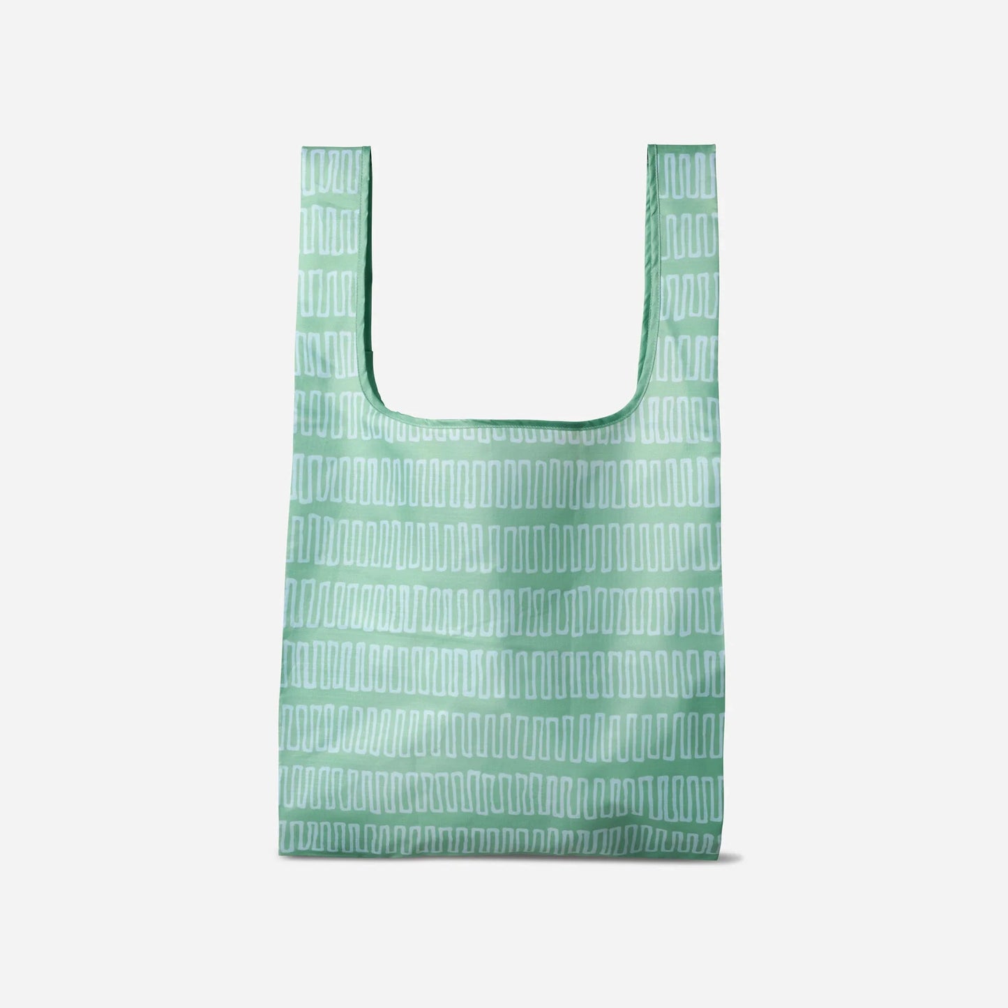 Pocket Tote: Switchback Seafoam Green