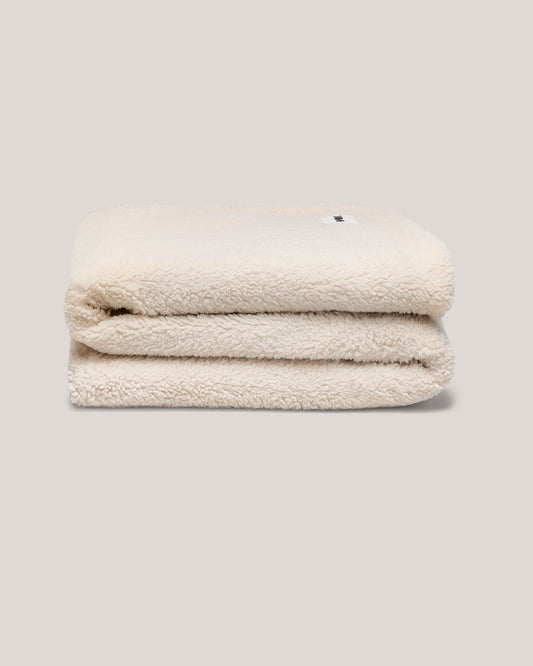 Faux Fur Throw Blanket - Marshmallow