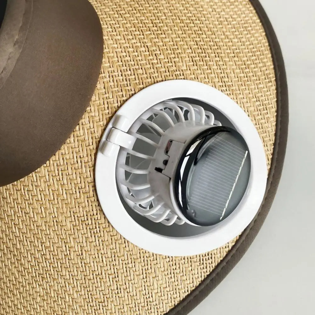 Wide Brim Sun Hat with Solar