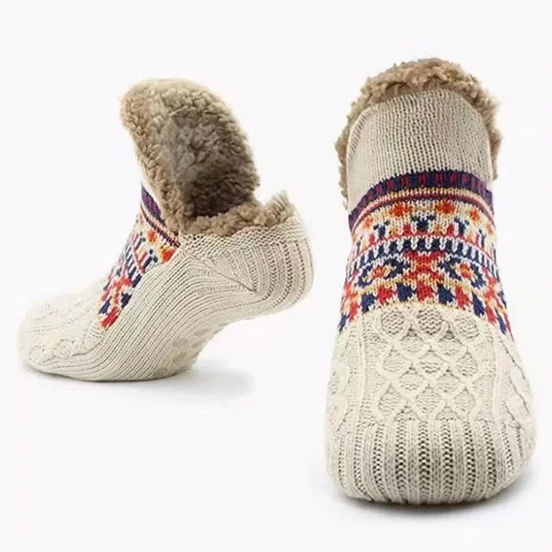 Snow Pattern Warm Socks for Winter