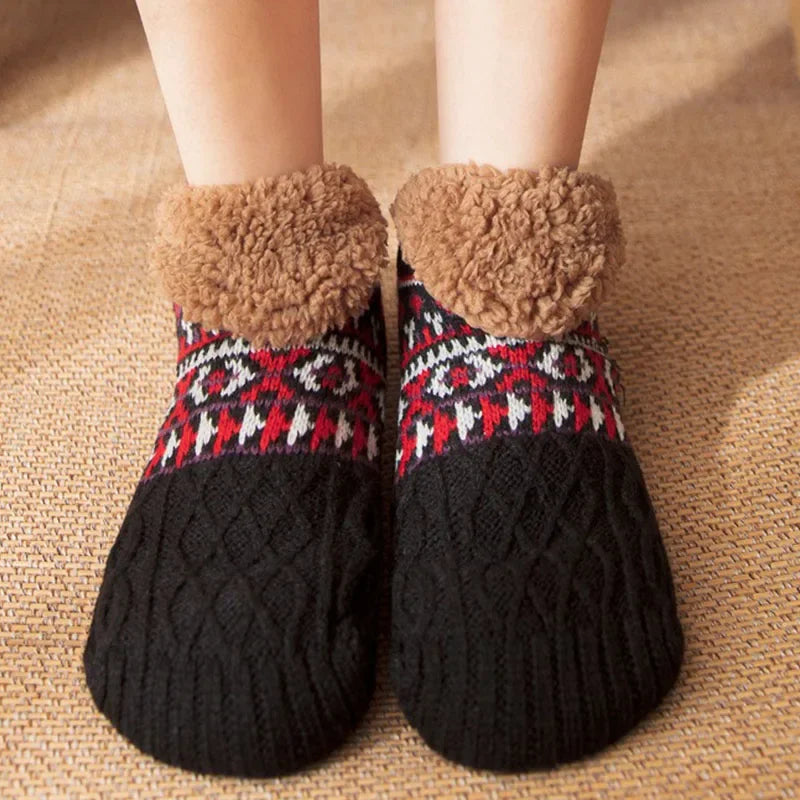 Snow Pattern Warm Socks for Winter