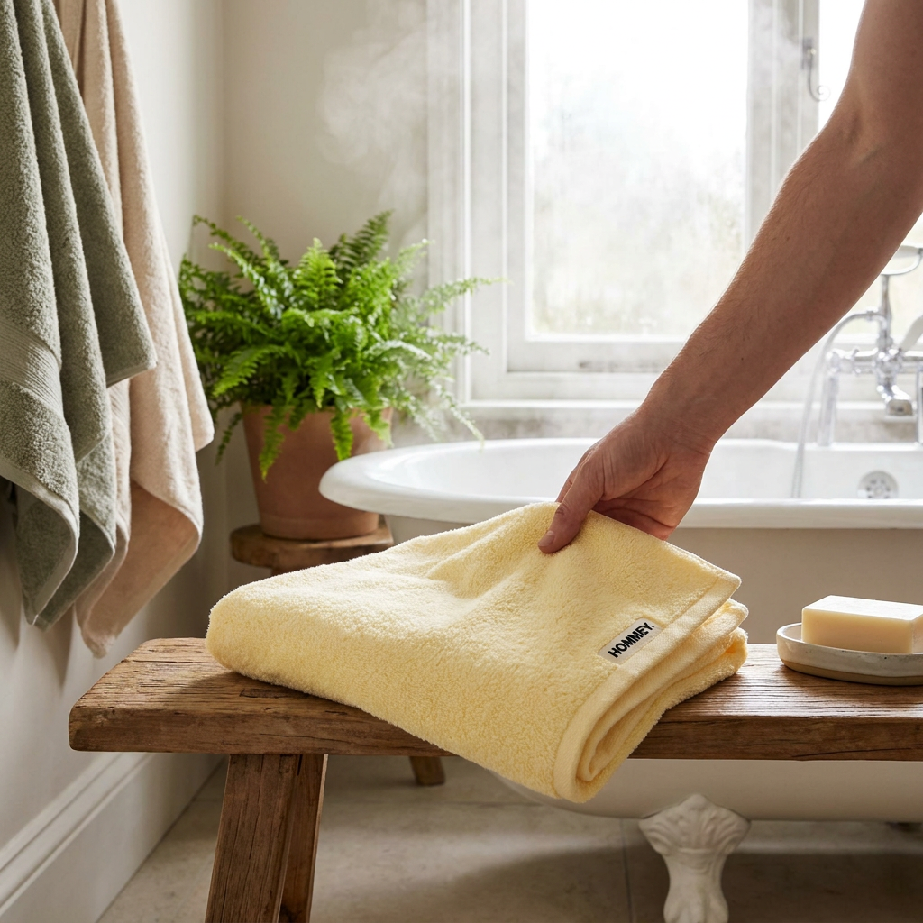 Bath Sheet - Custard lifestyle
