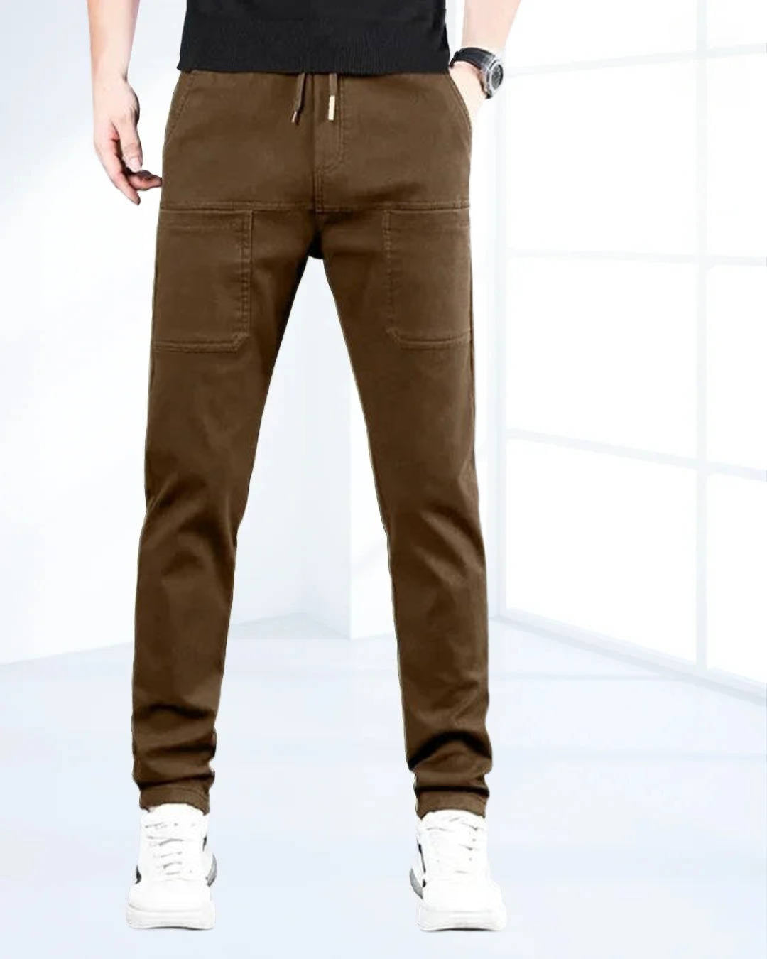 Men's High Stretch Cargo Pants with Pockets