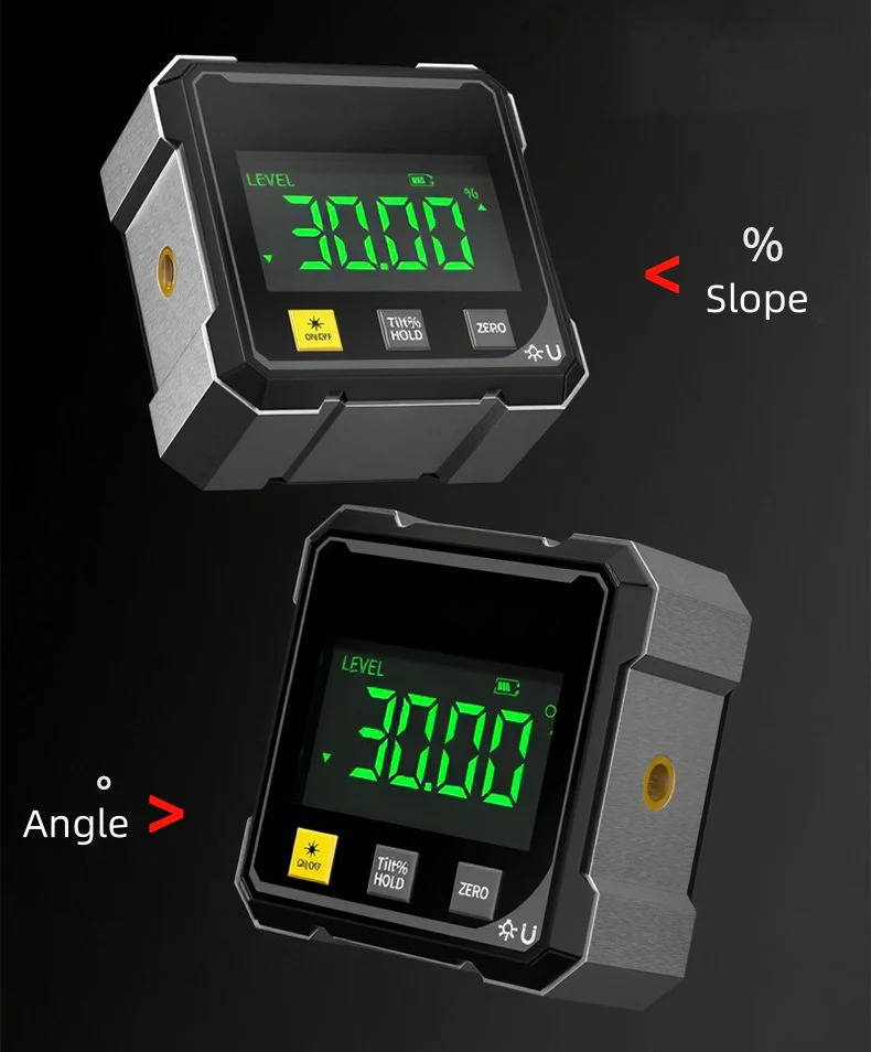 Digital Angle Gauge with Laser