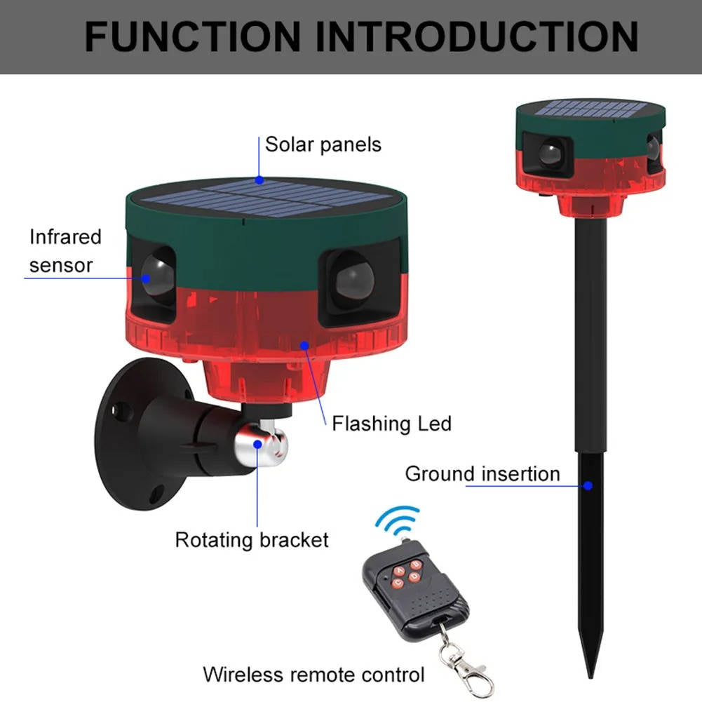 360 Degree Solar Repeller For Pigeon