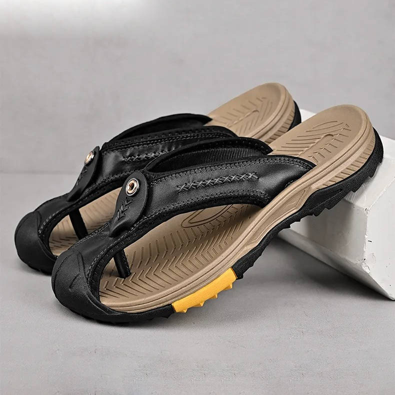 Water Resistant & Lightweight Toe Flip Flops for Men