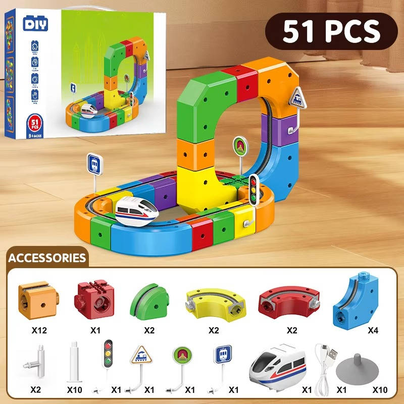 Magnetic Train Track Toy