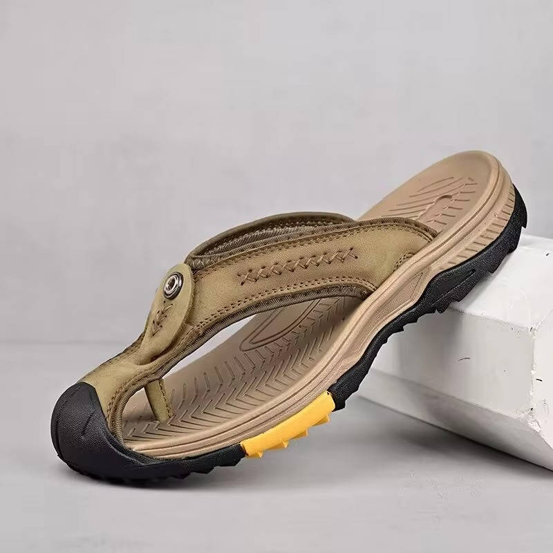 Water Resistant & Lightweight Toe Flip Flops for Men