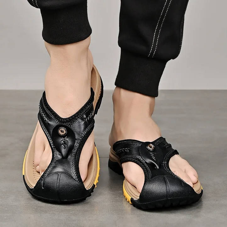 Water Resistant & Lightweight Toe Flip Flops for Men