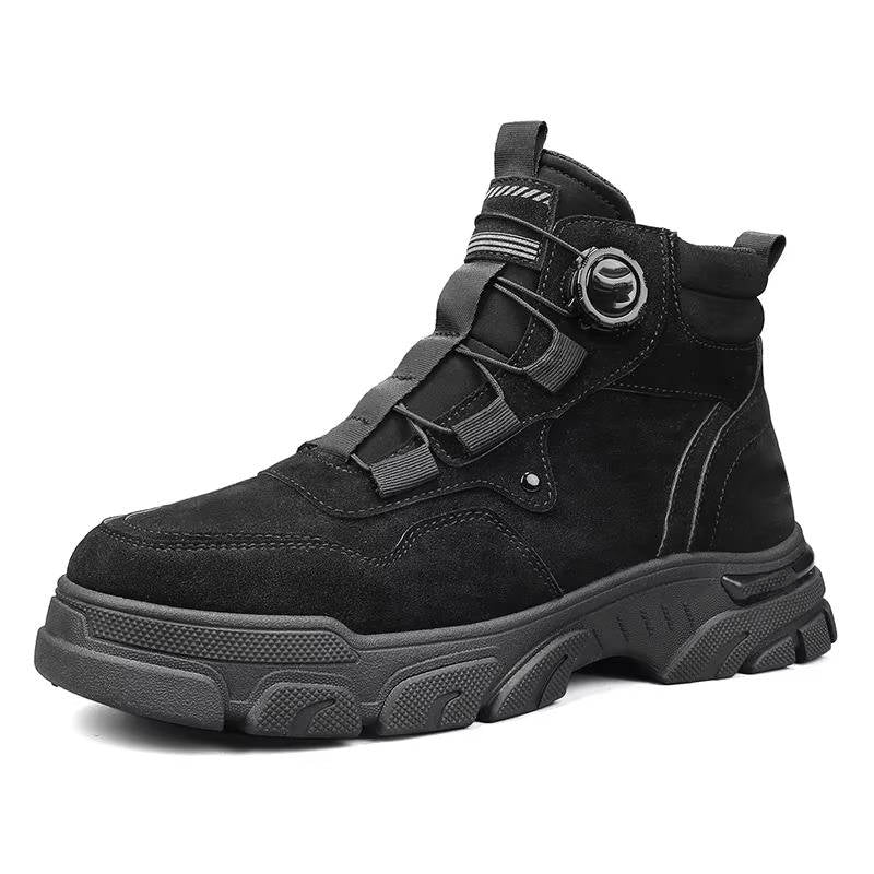 Mens Rugged Heavy Duty Boots Work Shoes