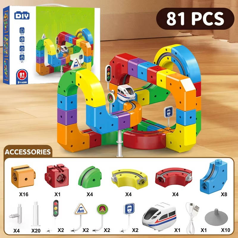 Magnetic Train Track Toy