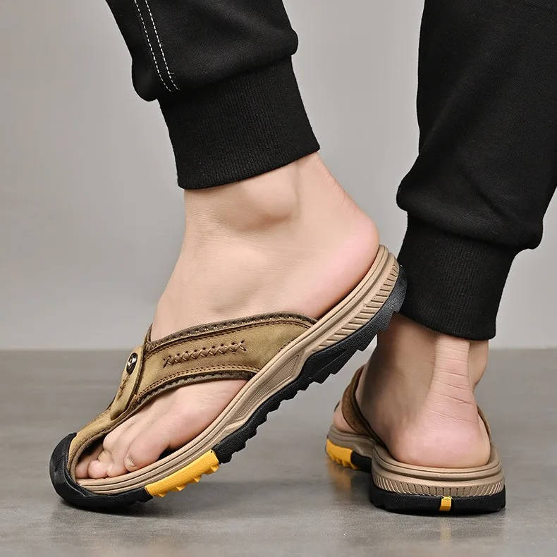 Water Resistant & Lightweight Toe Flip Flops for Men