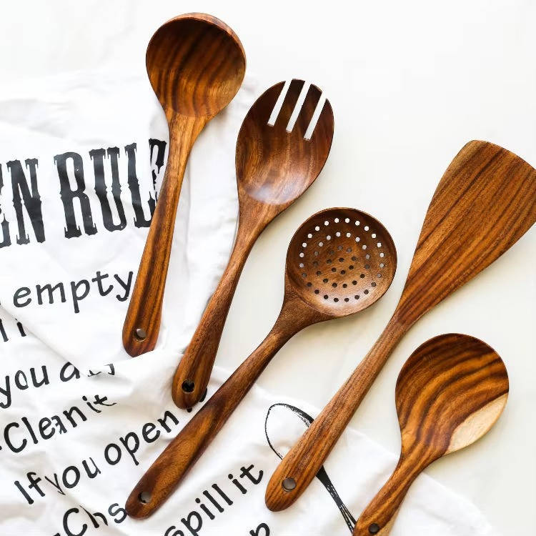 6pcs Wooden Utensils Set