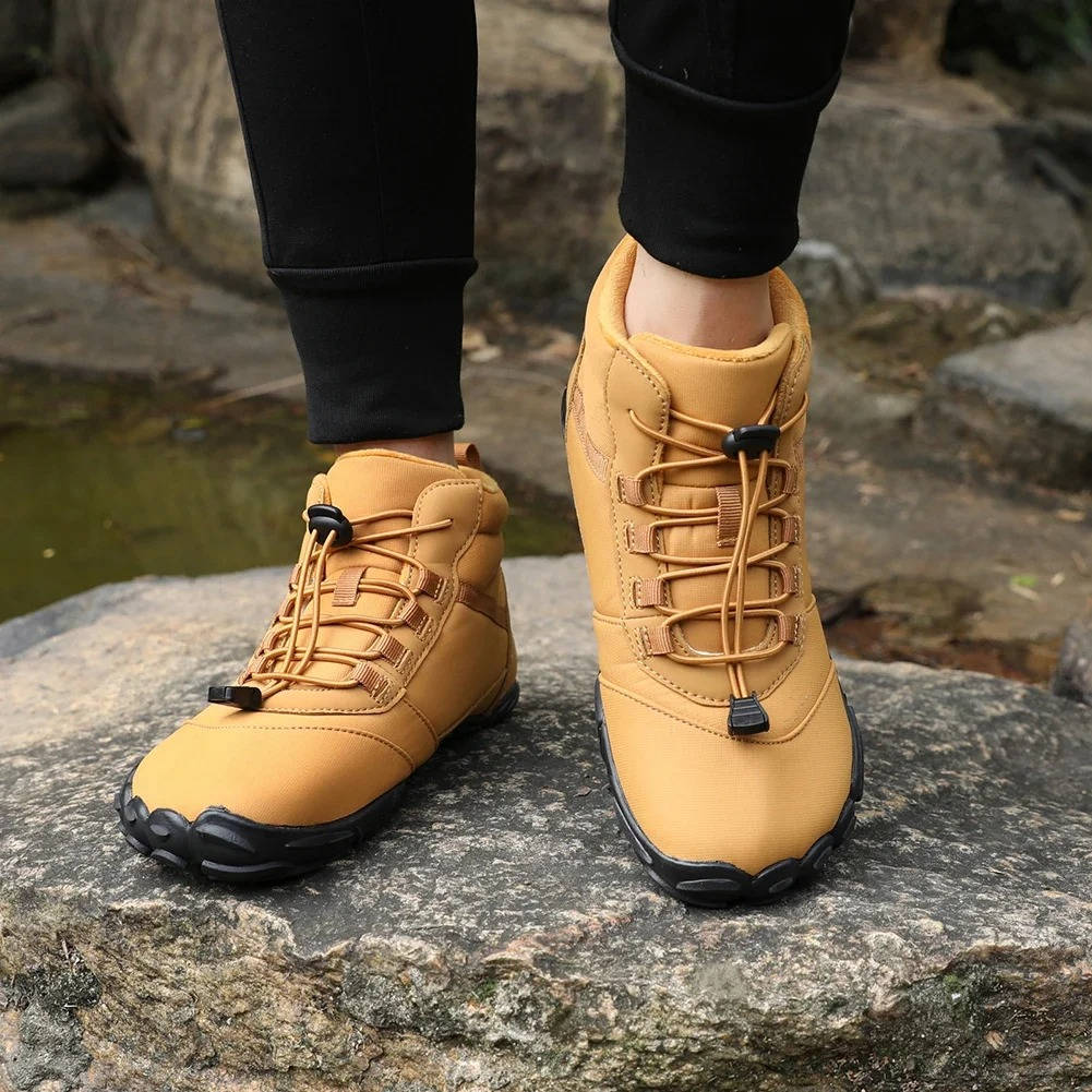 Waterproof & Snowproof Winter Barefoot Shoes with Cosy Fleece