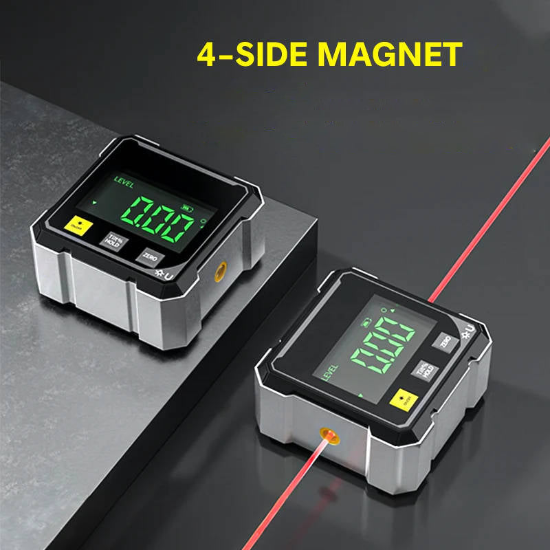 Digital Angle Gauge with Laser