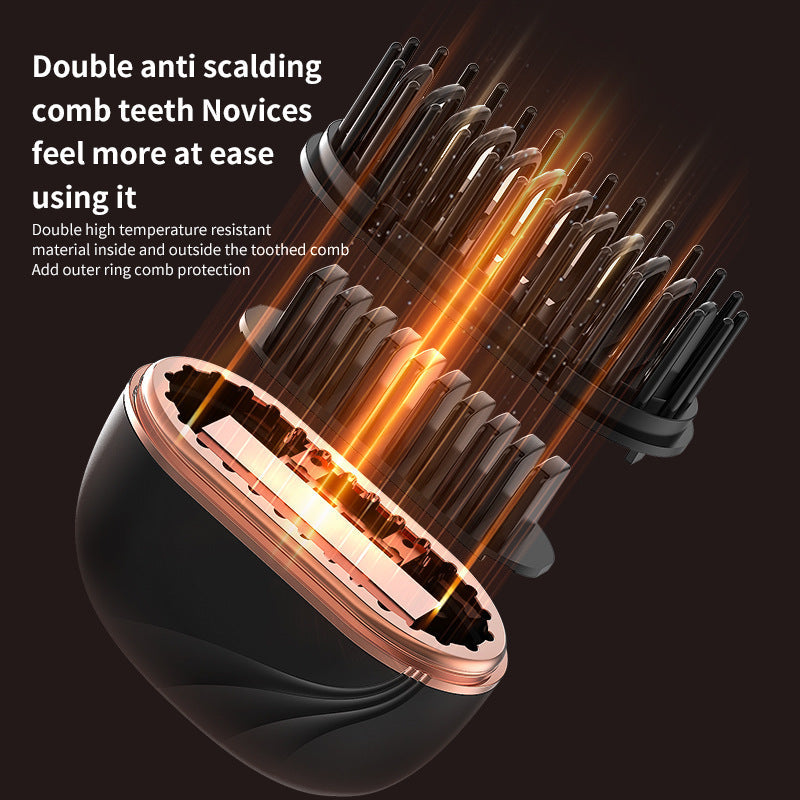 Mini Hair Straightening Comb Wireless Charging