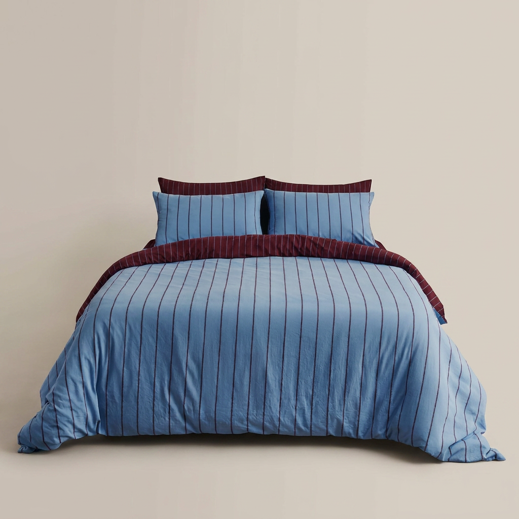 Quilt Cover - Oxford/Plum