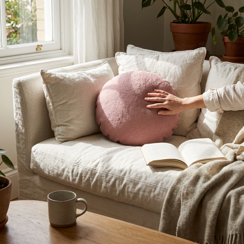 Junior Linen - Blush lifestyle