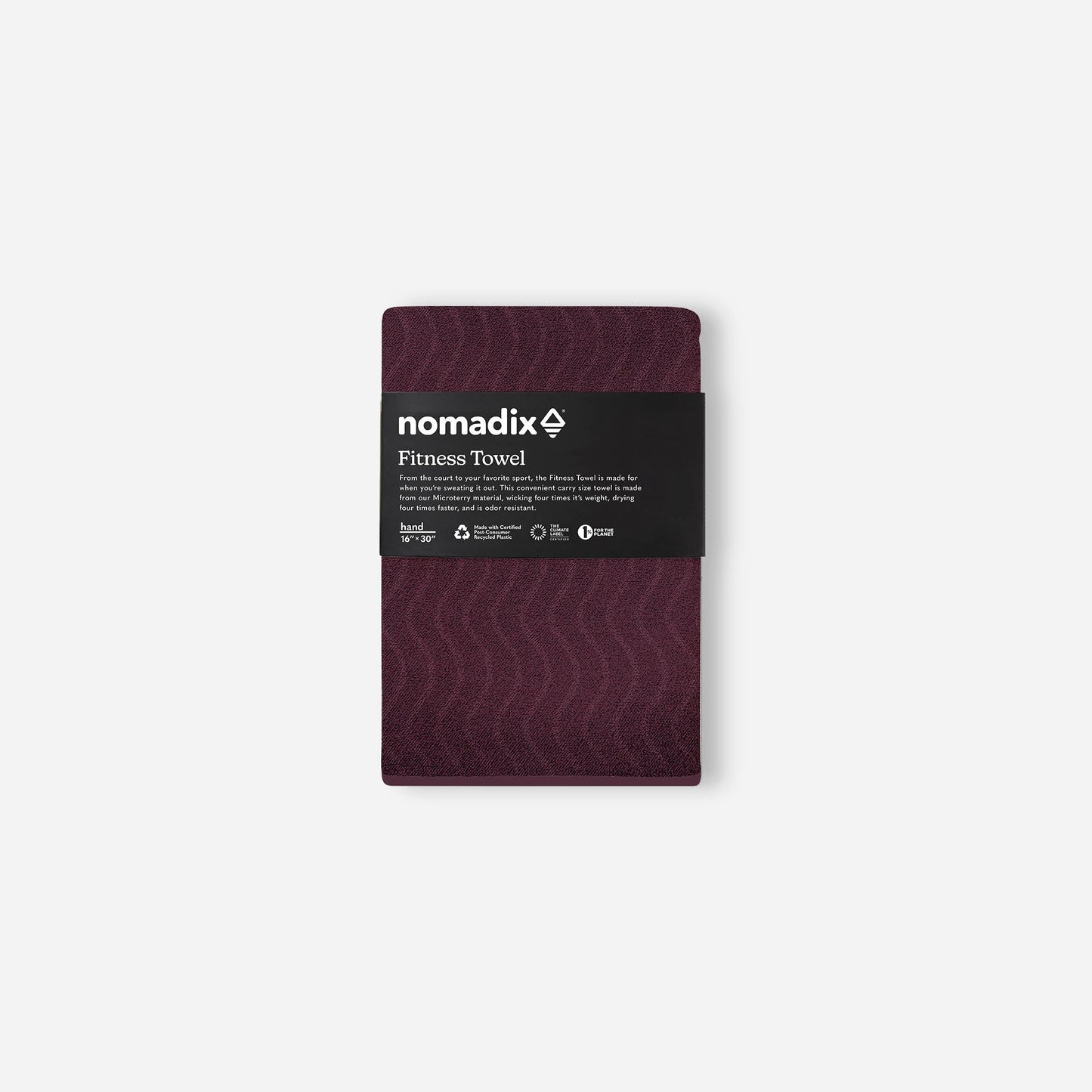 Fitness Towel: Regenerative Burgundy