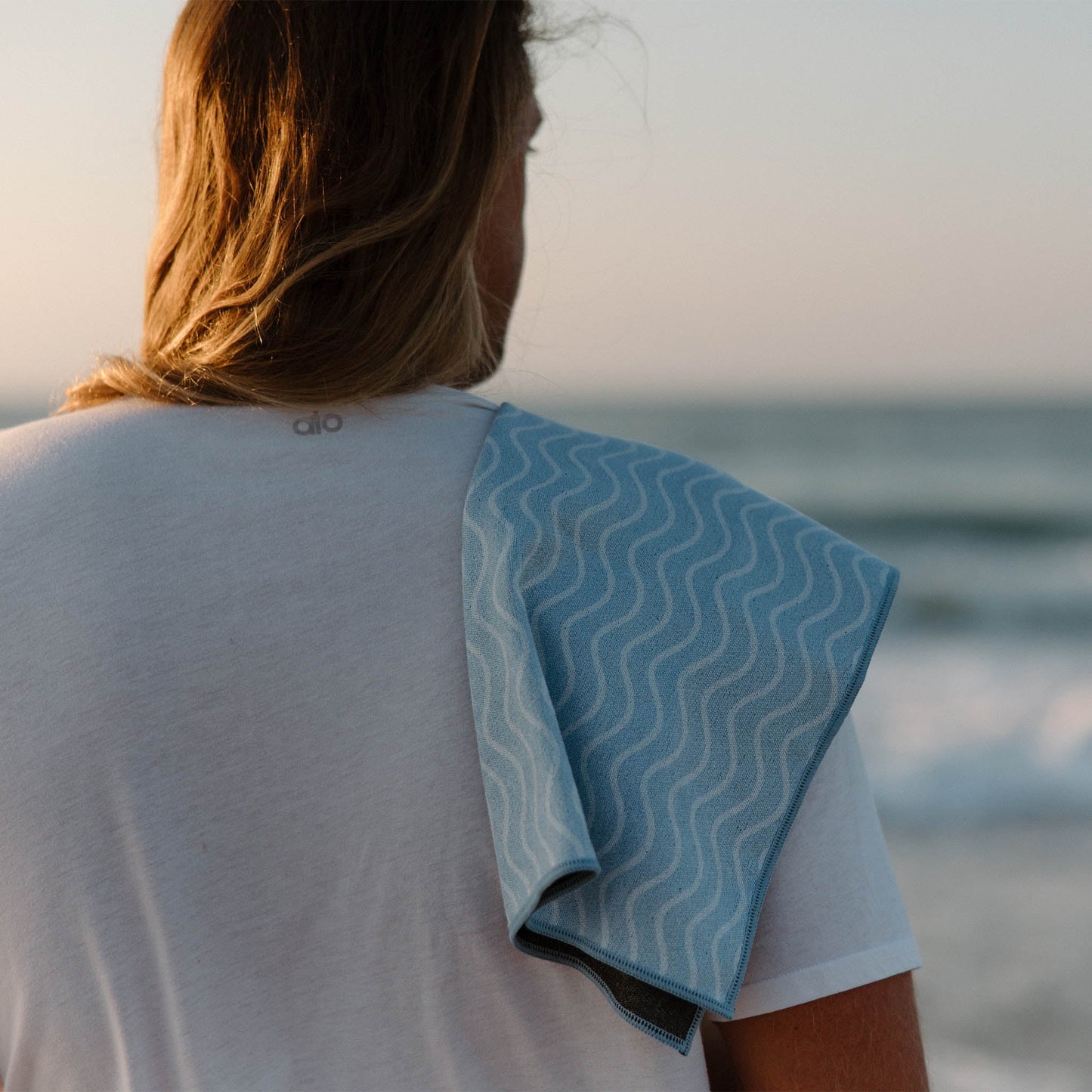 Fitness Towel: Regenerative Pale Blue