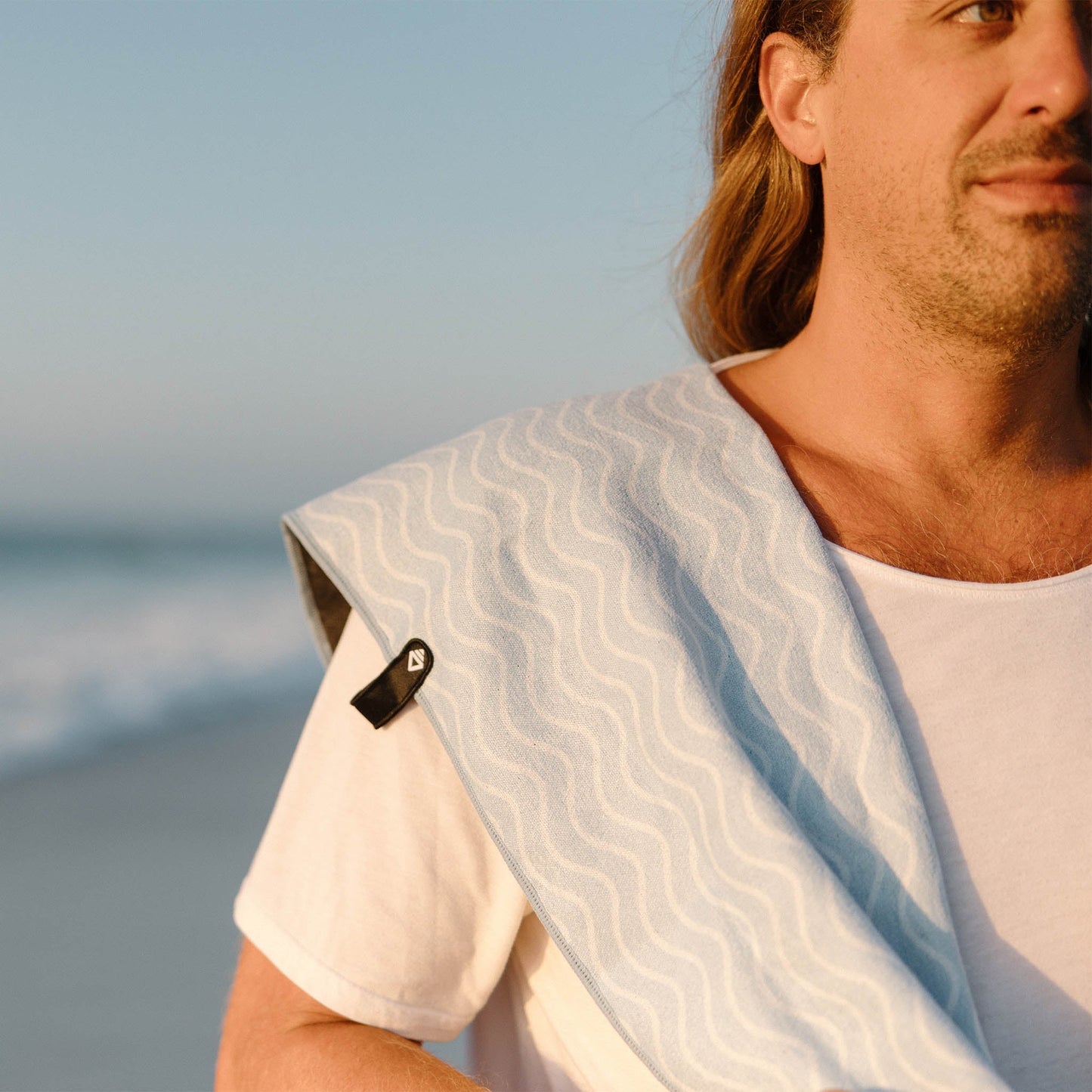 Fitness Towel: Regenerative Pale Blue