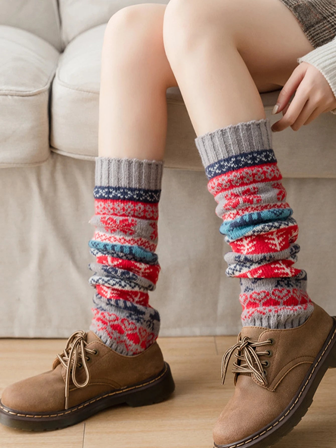 Cozy Knit Leg Warmer for Fall and Winter