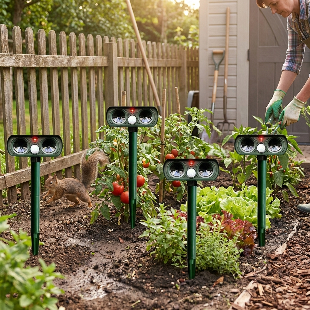 Solar Pest Repeller lifestyle
