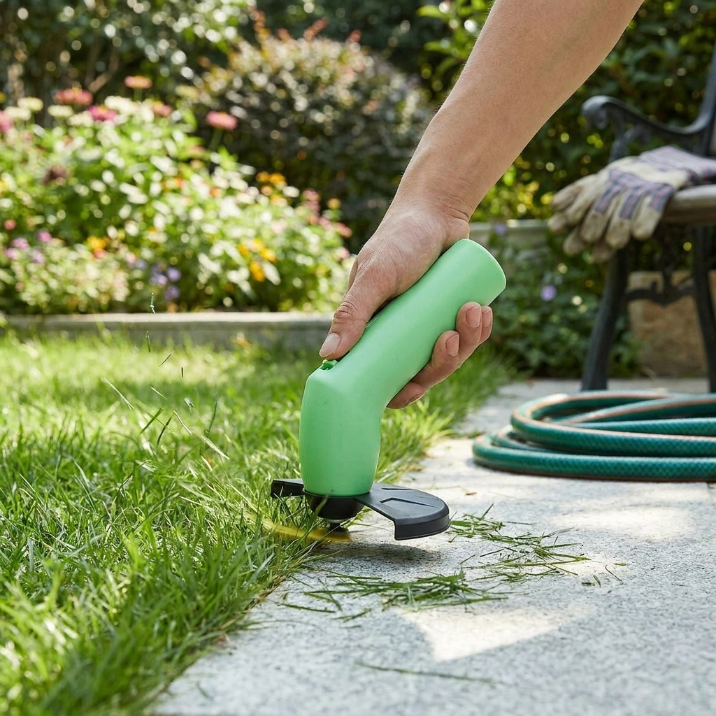 Cordless Mini Weed Trimmer lifestyle