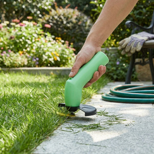 Cordless Mini Weed Trimmer lifestyle