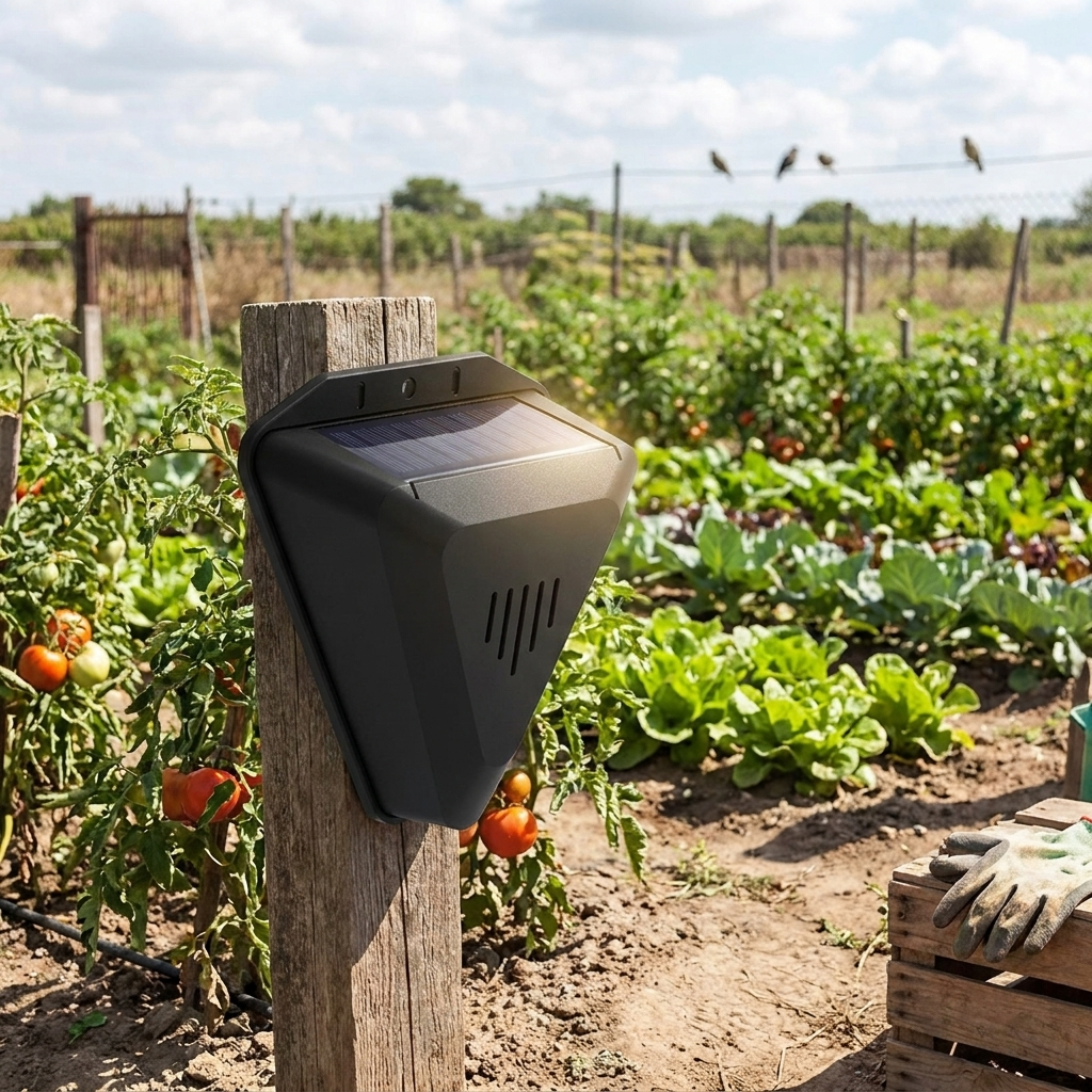 Solar Outdoor Bird Repeller lifestyle