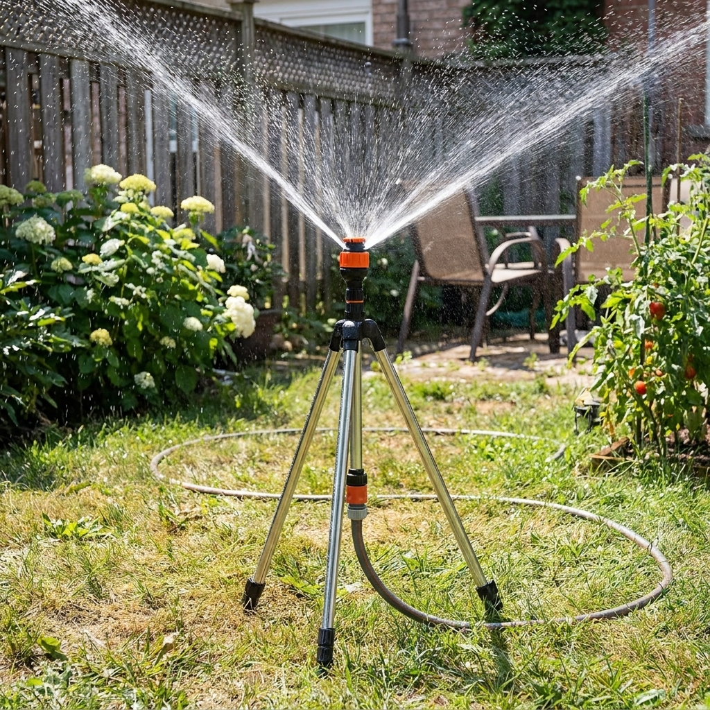 Tripod Sprinkler lifestyle