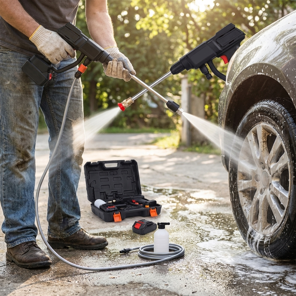 Cordless Pressure Washer lifestyle
