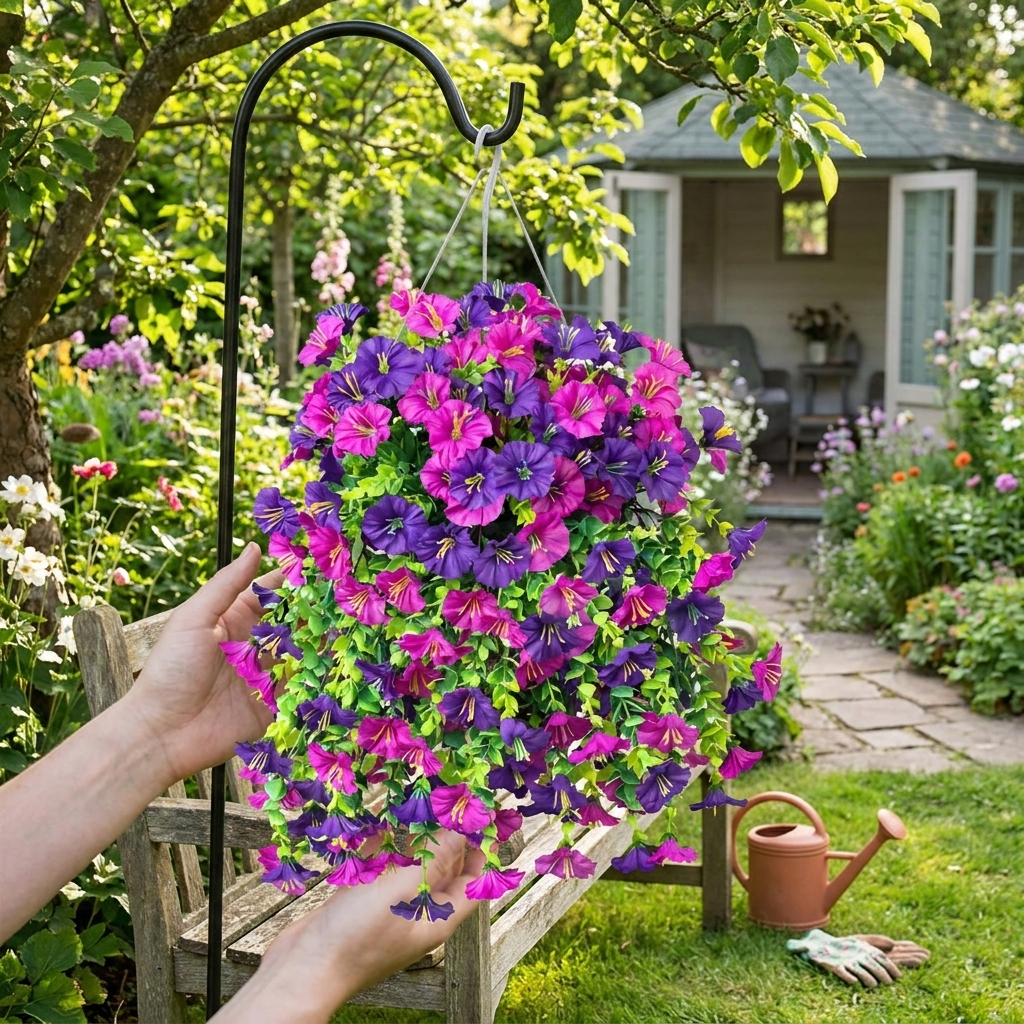 Artificial Morning Glory lifestyle