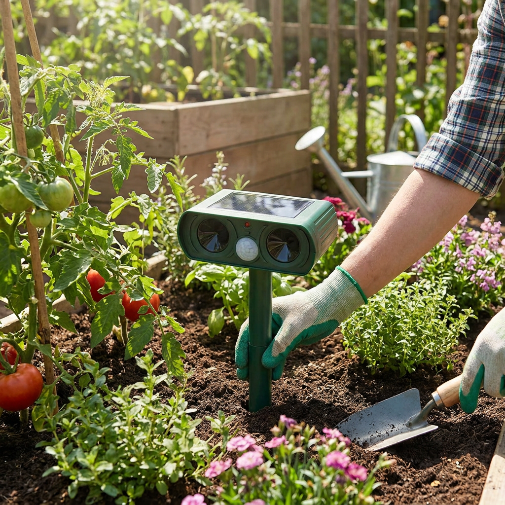 Solar Animal Repellent lifestyle