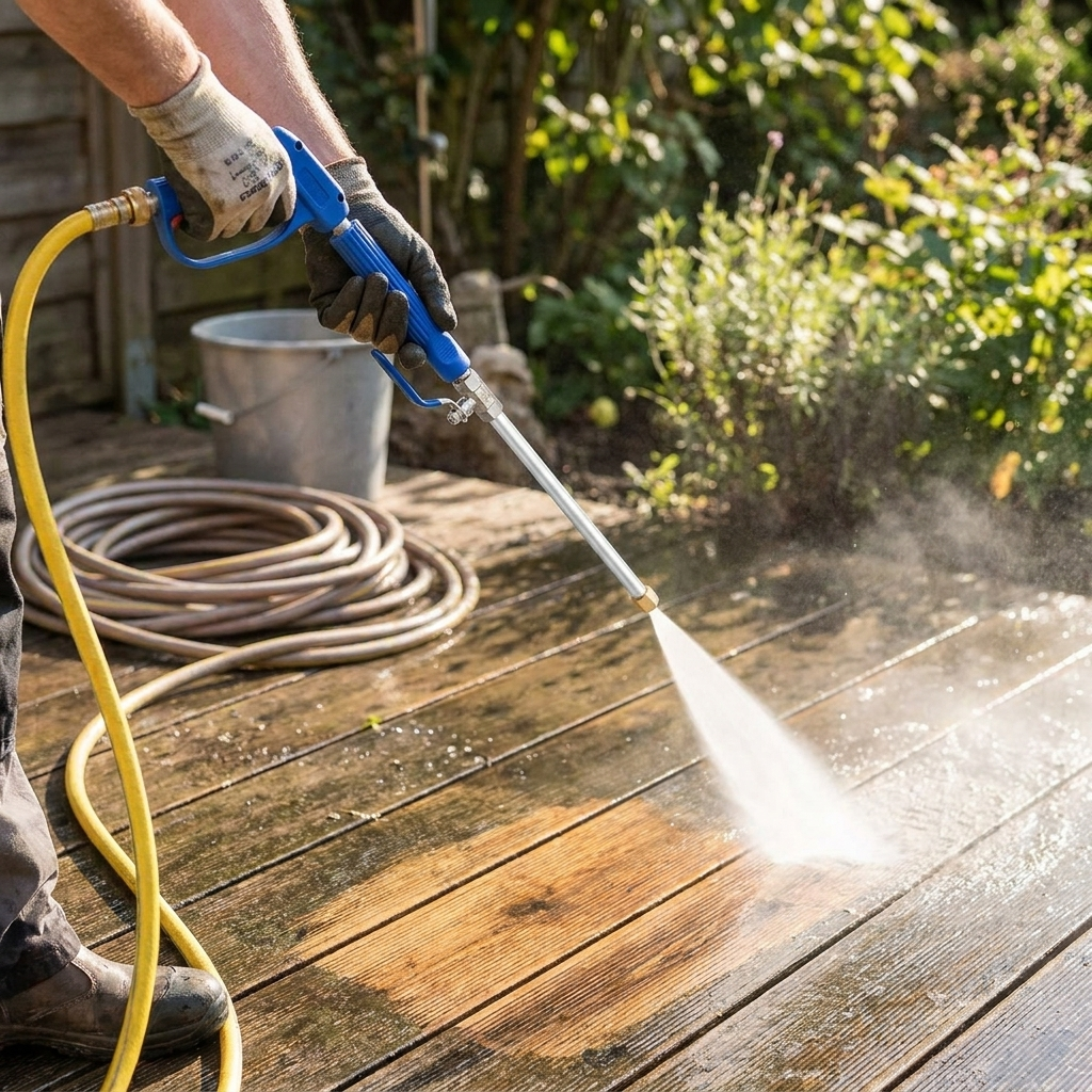 2-in-1 high-pressure cleaner lifestyle