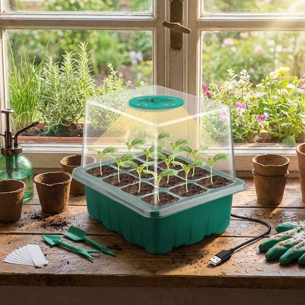 Nursery Pot With Lamp lifestyle