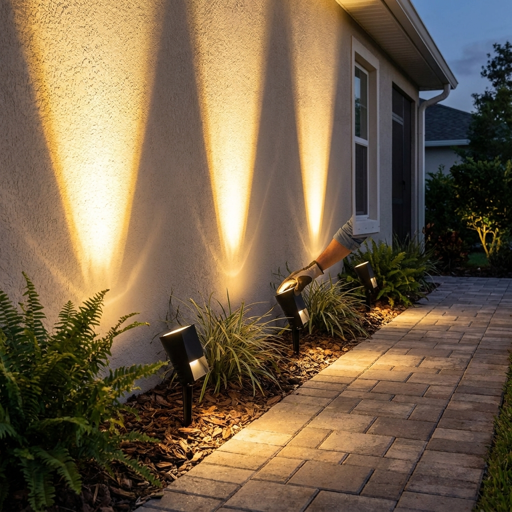 Solar LED Spot Light lifestyle