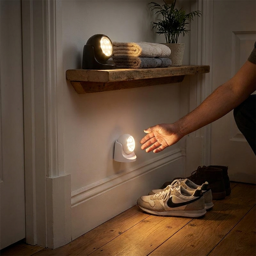 Wireless LED spotlight lifestyle